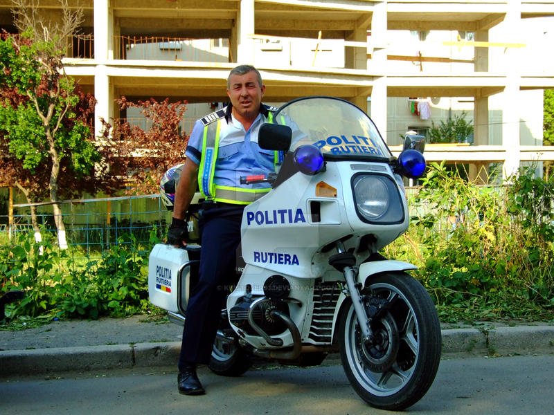 Politia Rutiera pe motocicleta