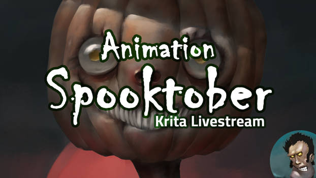Krita Spooktober Animation Livestream 7pm UTC