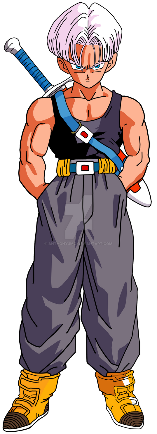 Trunks Render (Manga Color) by AnthonyJMo on DeviantArt