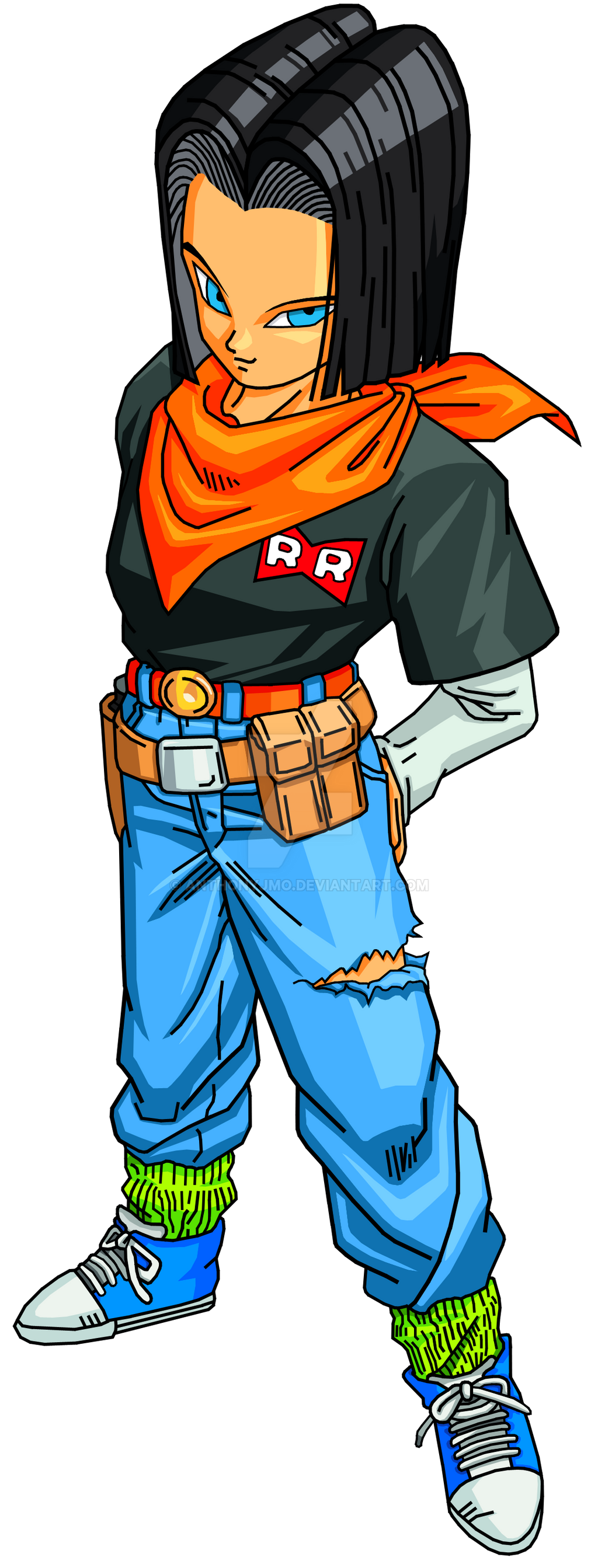 Android 17 (Render) by AnthonyJMo on DeviantArt