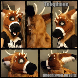 Telephone fursuit head