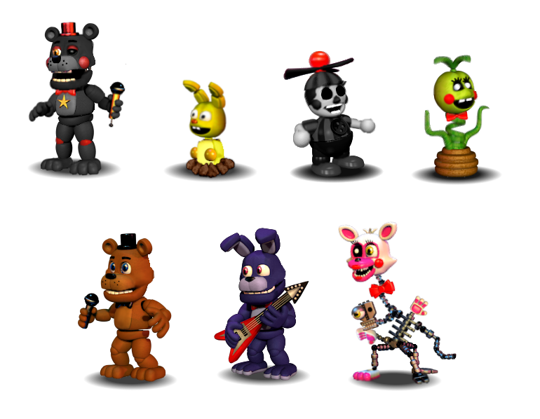 Fnaf World: 2 Stories in 1!!!!!!!