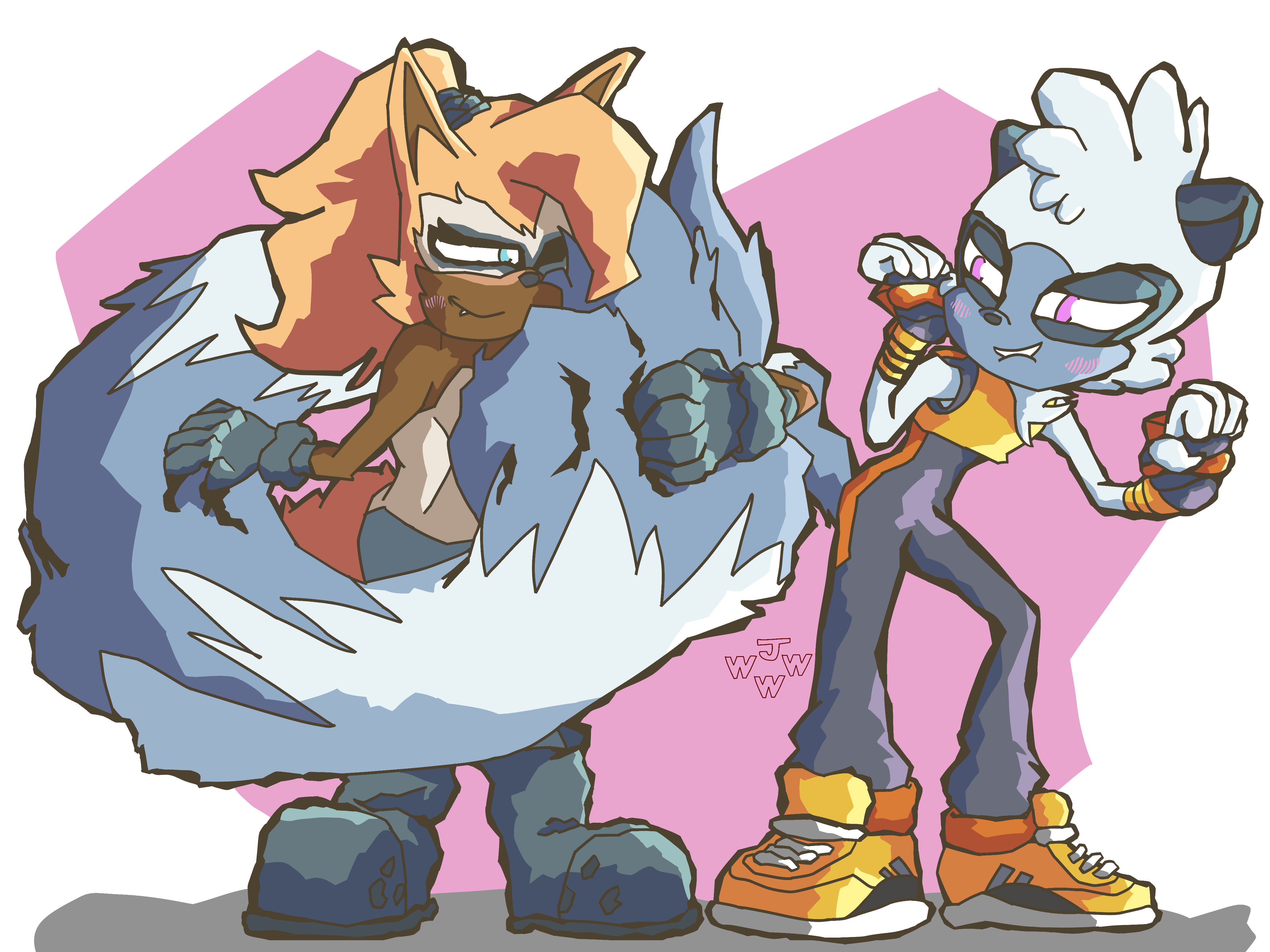 Tangle and Whisper Battle by JetWaveWavewind on DeviantArt