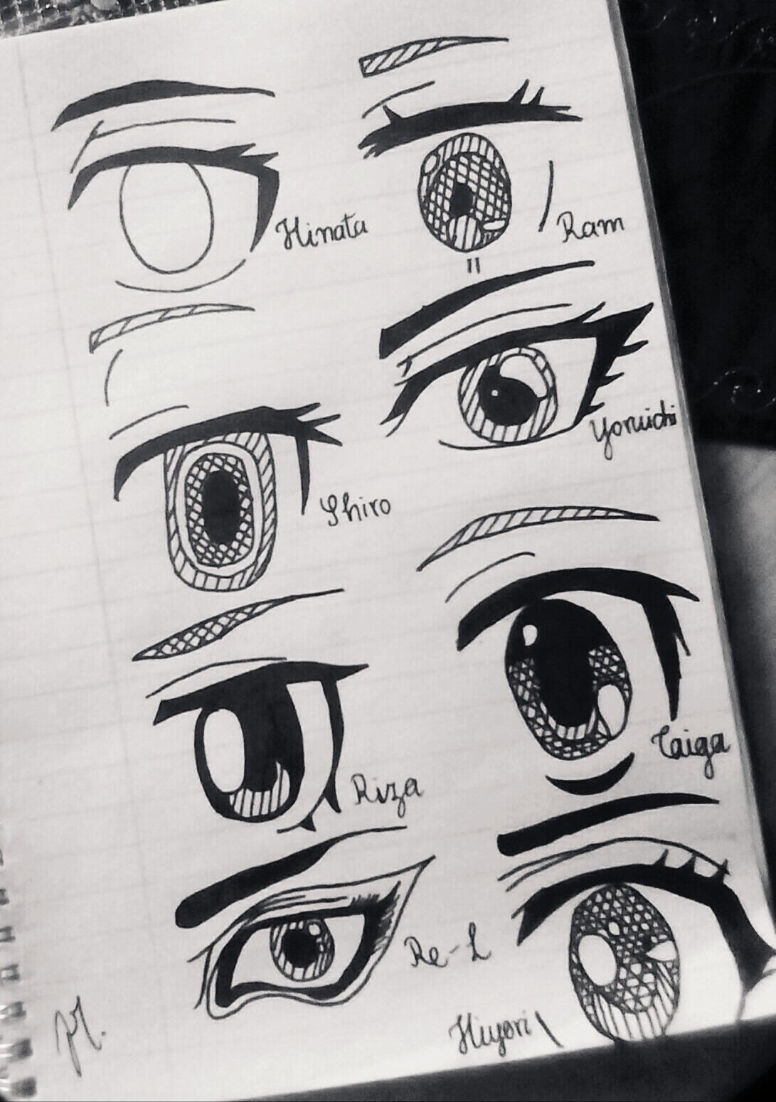 Various Female Anime+Manga Eyes by Elythe on DeviantArt