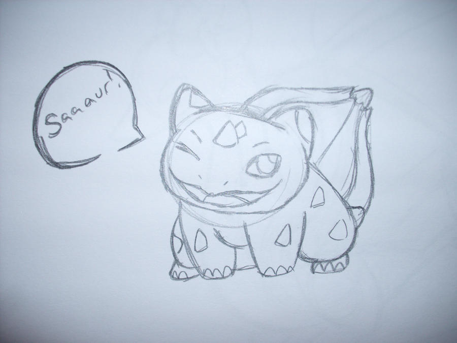 Bulbasaur Written Bulbasaur by kitsunaii on DeviantArt