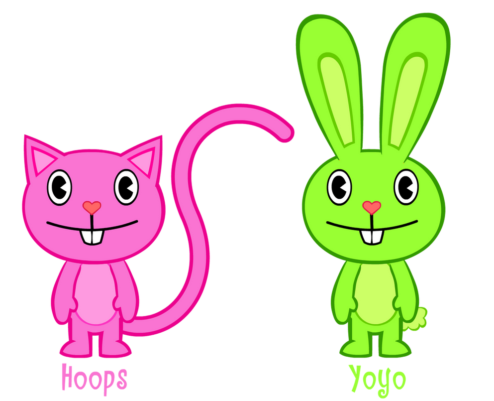 Hoops and Yoyo (HTF Style) by JackTheDeviator2006 on DeviantArt