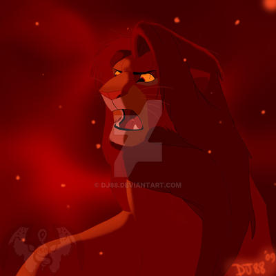 Simba confrontation by DJ88 on DeviantArt