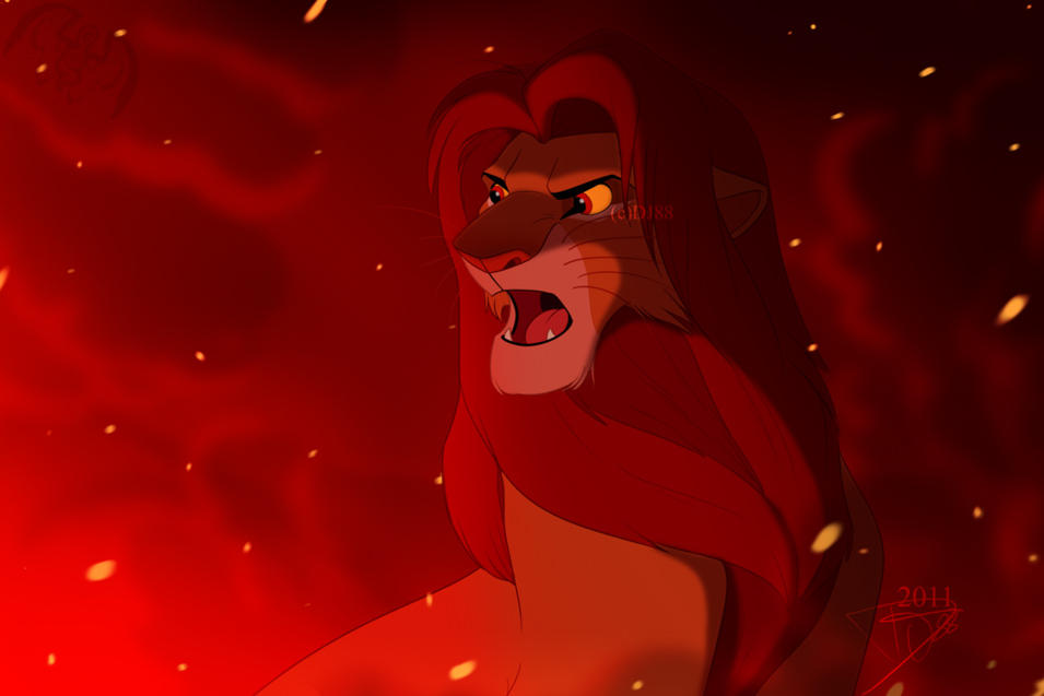 Simba Confrontation2 by DJ88 on DeviantArt