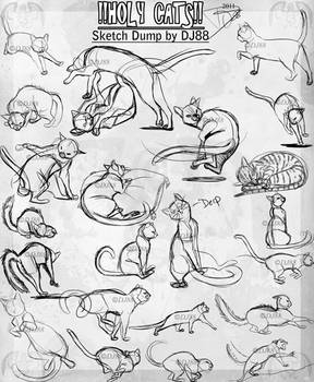 HOLY CATS - sketch dump-