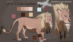 Male Lion Auction 1 -CLOSED- by DJ88