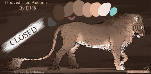 Hooved Lion Auction1 -closed-