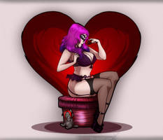 Pinup Bur Valentine Commission