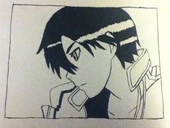 Kirito bamboo brush and ink