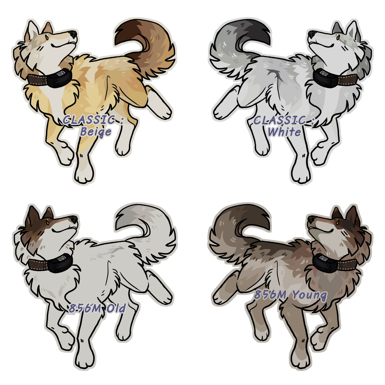 WolfQuest Keychains (3)