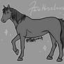 American Quarter Horse Lineart Aug2026