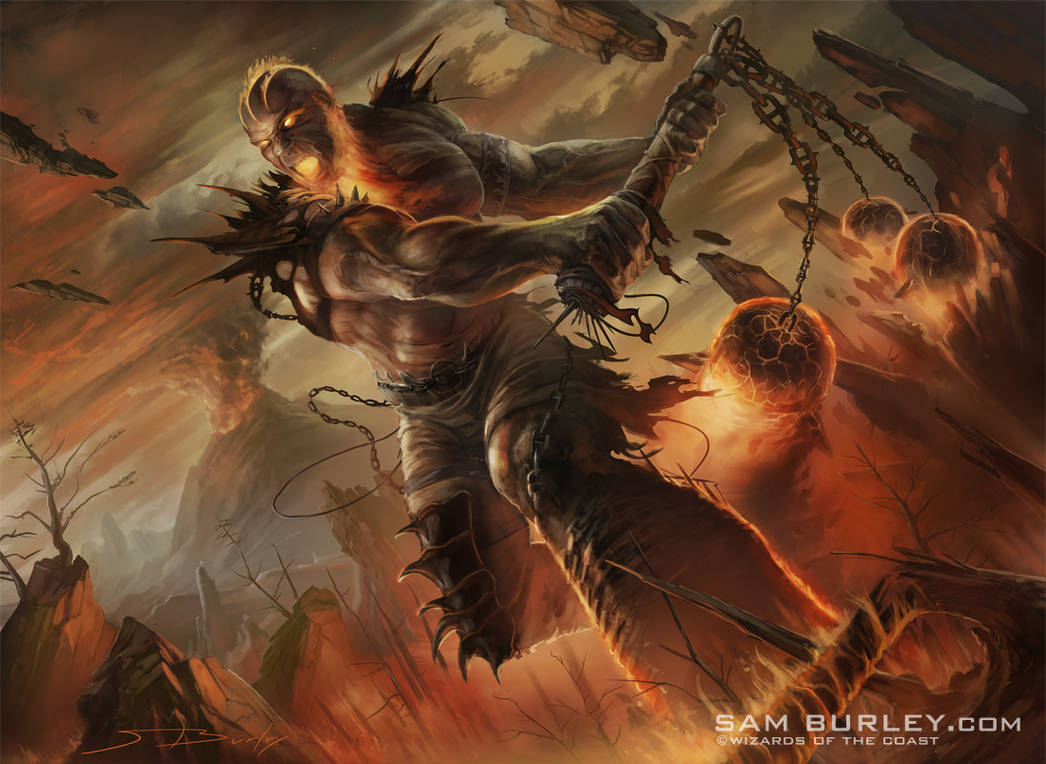 MTG: Inferno Titan by samburley