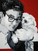 Peter Sellers and a Dog