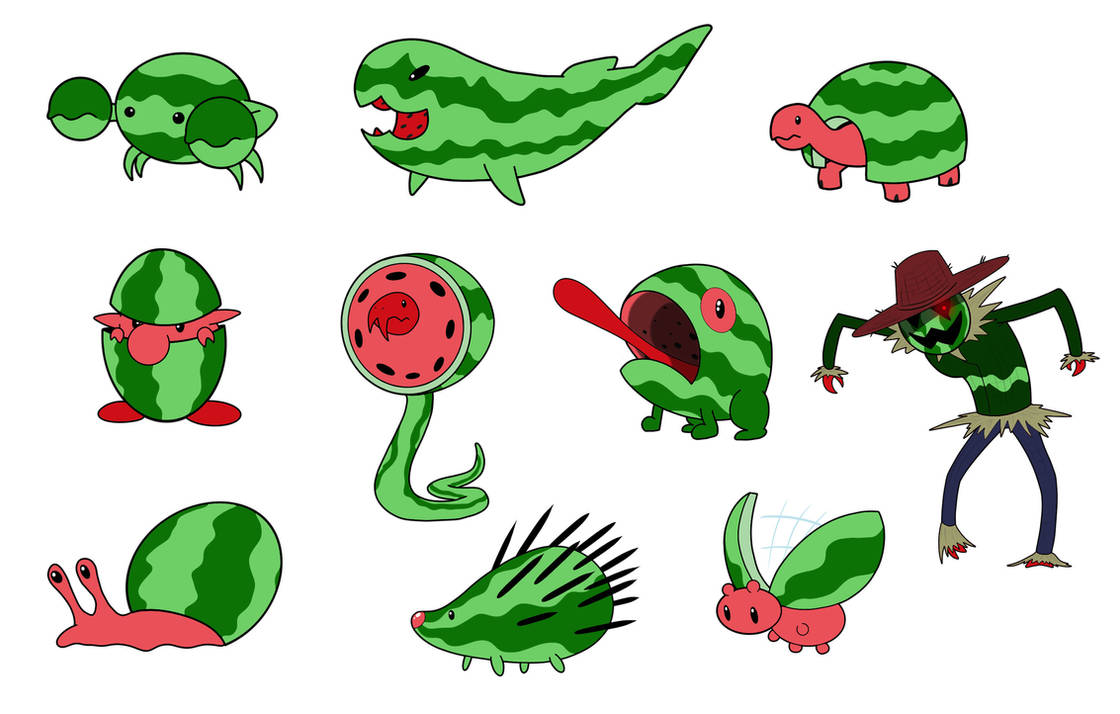 Melon Racoon Melon Creatures 1 by GravyMan12 on DeviantArt