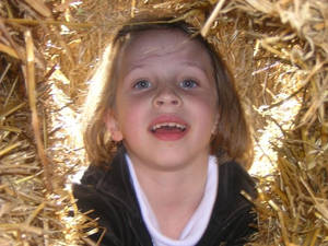 Playing in Hay