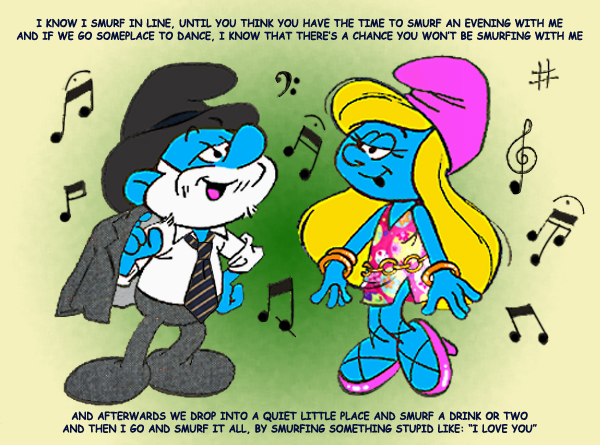 Sinatra Smurfs