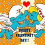 Cupid Smurfs in Love