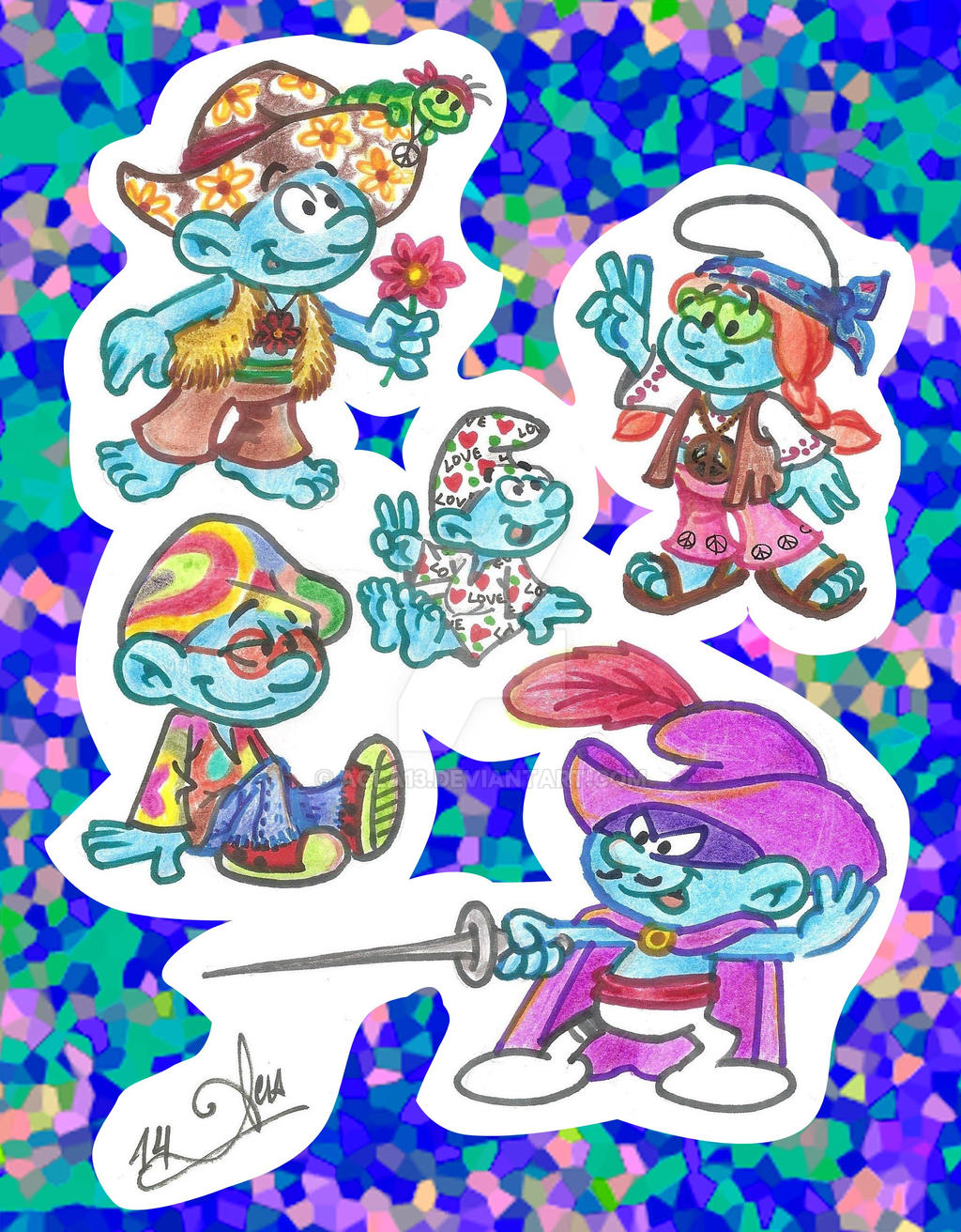 Carnival Smurflings By Acla13 On DeviantArt carnival-smurflings-by-acla13-on-deviantart