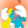Clumsy's X Smurfette's Kiss