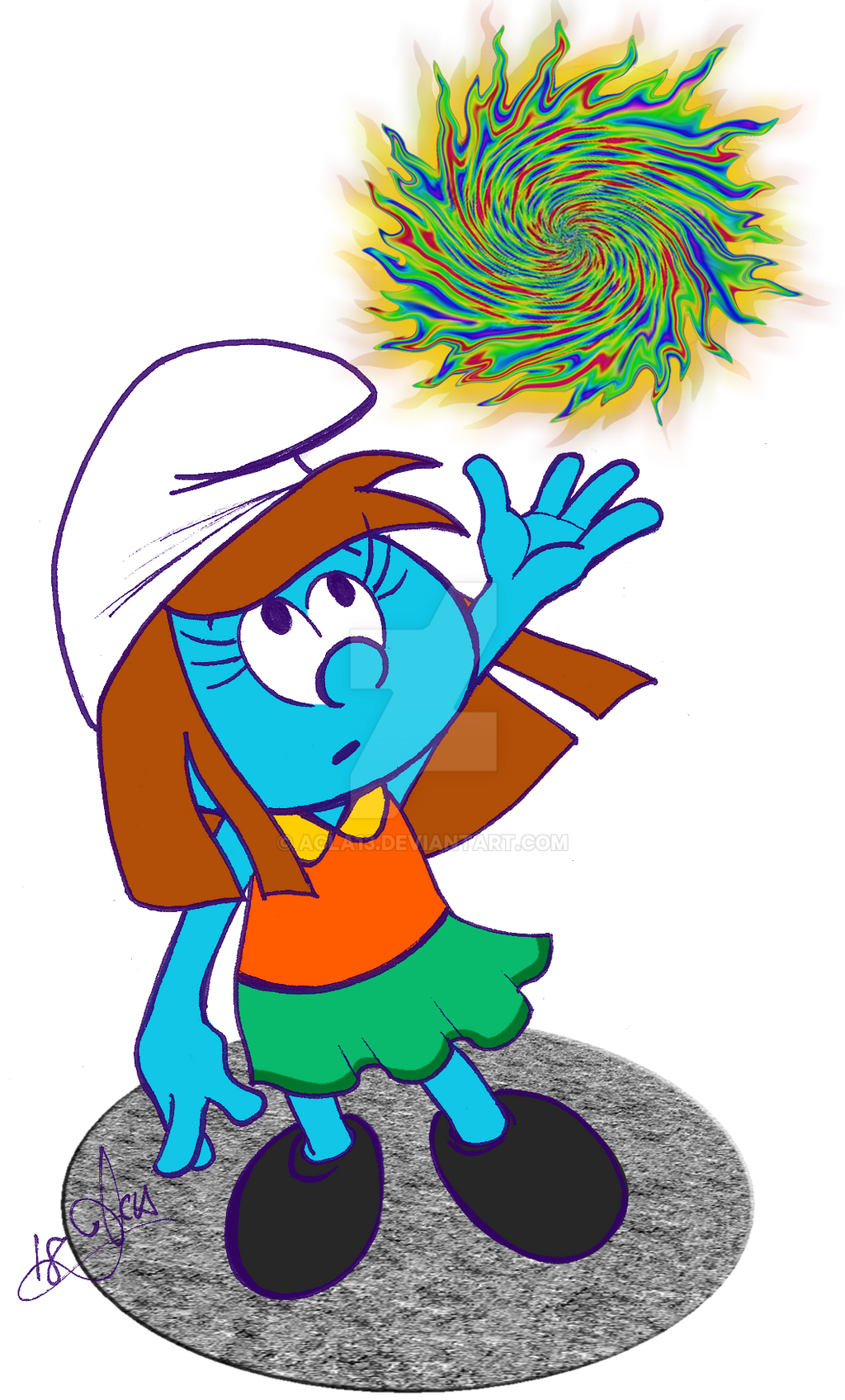 Student Smurfette by acla13 on DeviantArt