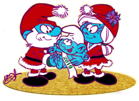 Smurfy Christmas and New Year
