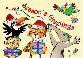 Holiday Card Project 2019: Jungle Christmas