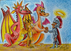 Saint George and the Nice Dragons