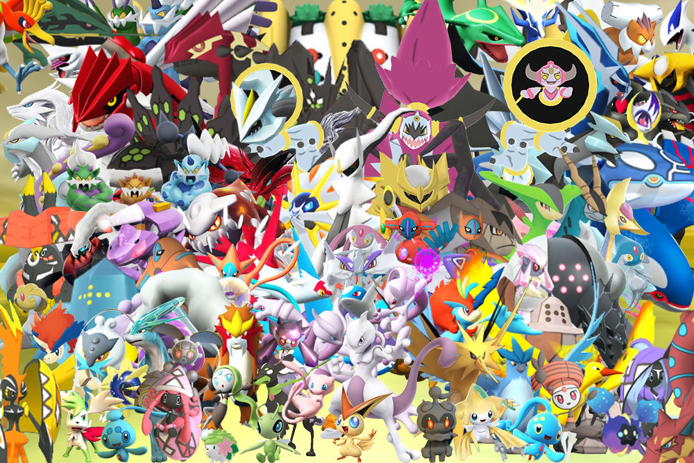 Hình nền Pokemon huyền thoại 3D: \