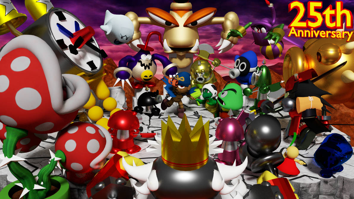 Super Mario RPG 25th Anniversary poster