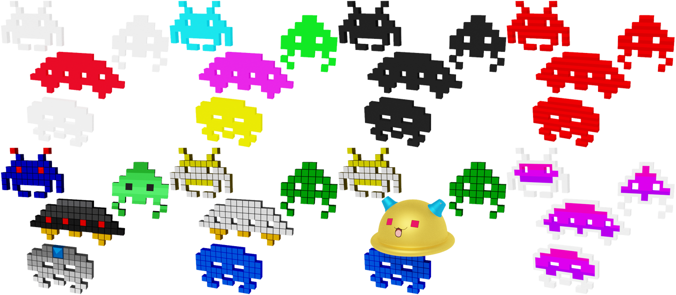 Space Invaders Smash Ultimate Render by GenoForSmash on DeviantArt