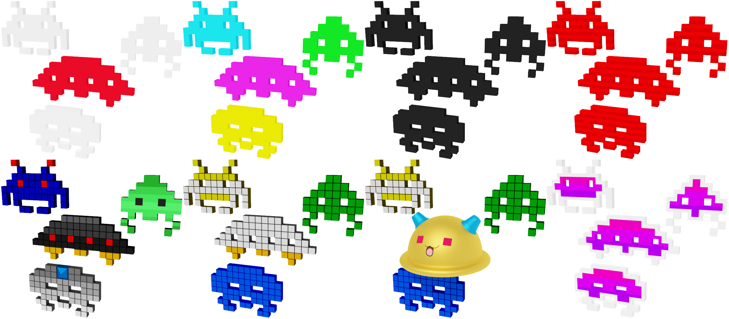 Space Invaders Smash Ultimate Render by GenoForSmash on DeviantArt