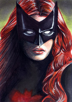 Batwoman Sketch Card 1