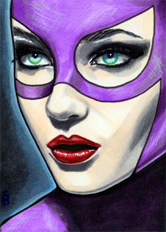 Catwoman Sketch Card 5