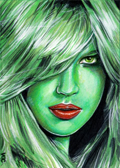 She-Hulk Sketch Card 6