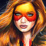 Firestar Sketch Card 5