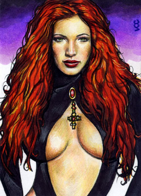 Satana Sketch Card 1