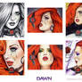 DAWN 20th Ann. Sketch Cards 2