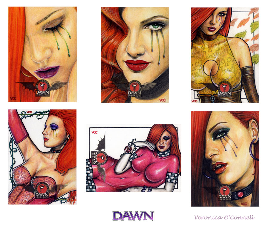 DAWN 20th Ann. Sketch Cards 5