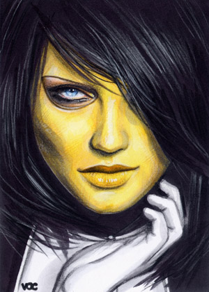 Madame Masque Sketch Card 2