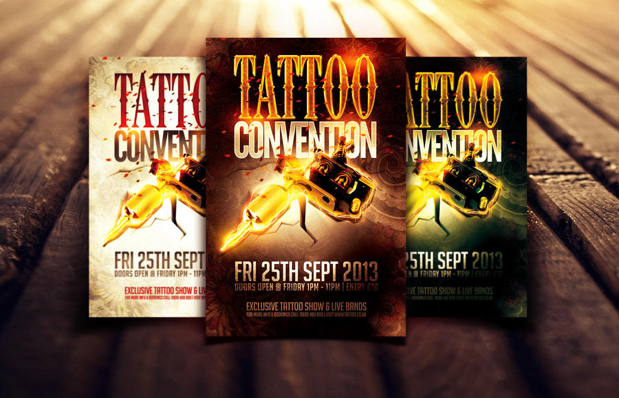 Tattoo Convention Flyer Template