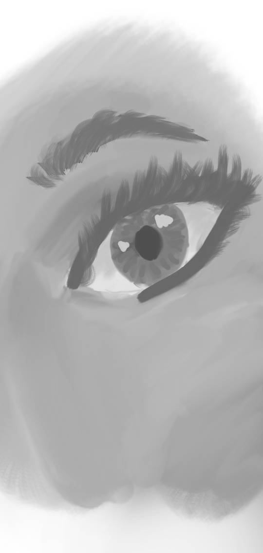 gray-scale eye by BlueBellStudios on DeviantArt