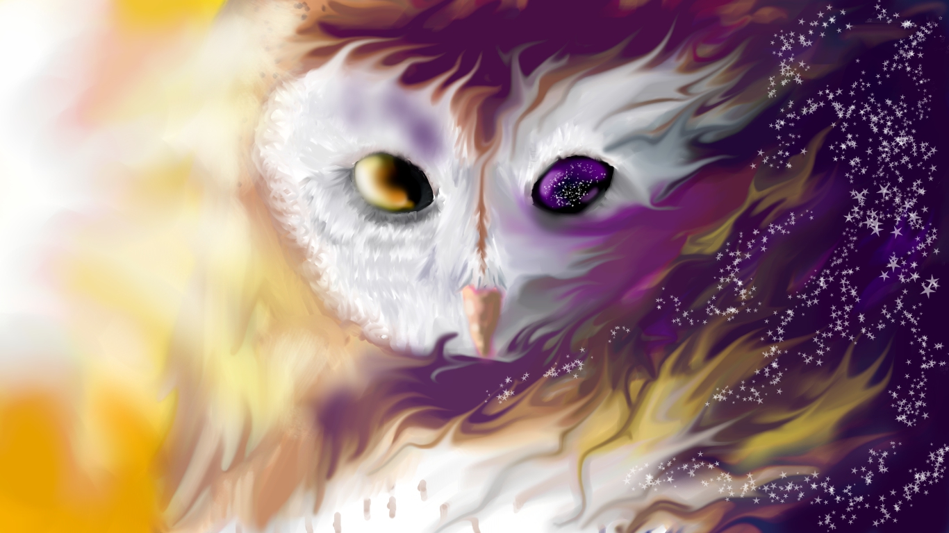 Sun-struck Owl