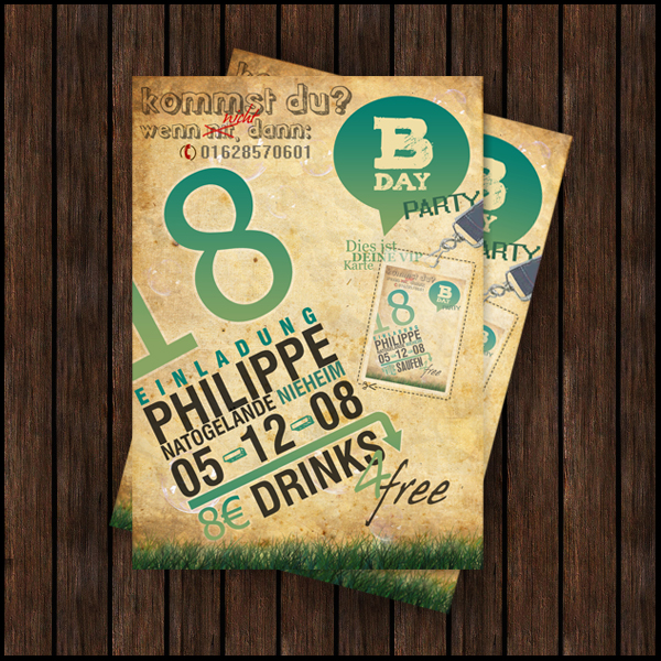 Philippe's B-Day Flyer