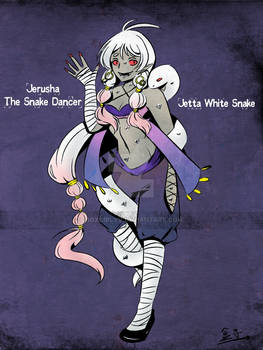 Creepypasta Oc: Jerusha The Snake Dancer and Jetta