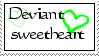 deviantSweetheart stamp