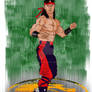 Liu Kang ready statue